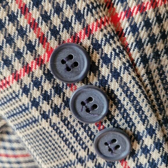 Pendleton 100% Wool Tartan Plaid Single-Button Blazer Jacket - Sz 6 Petite - Picture 4 of 6
